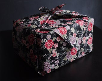 Weihnachten, Furoshiki Tuch, Geschenkverpackung, Furoshiki Tuch, nachhaltige Geschenkverpackung, Einkaufstasche, umweltfreundlich, 100% Baumwolle