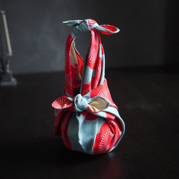 Furoshiki Tuch, Geschenkverpackung, Einkaufstasche, furoshiki Tuch, nachahltige Geschenkverpackung, Einkaufstasche, umweltfreundlich