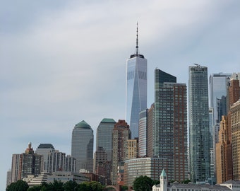 Retrato digital de la ciudad de Nueva York para arte mural