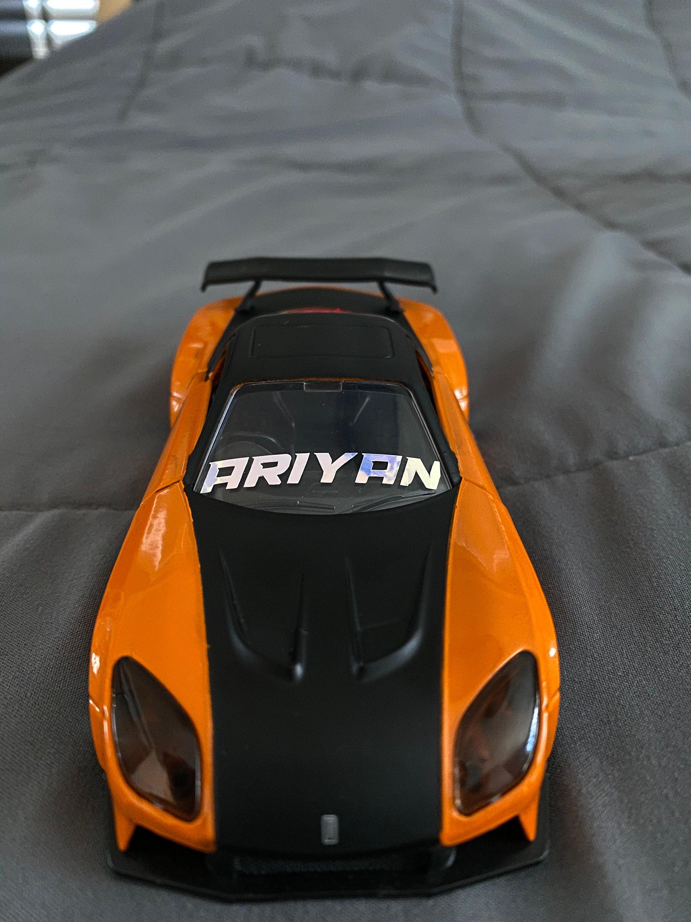 Personalized 132 Toy Car Custom Name and Sponsored by Car Fun Etsy