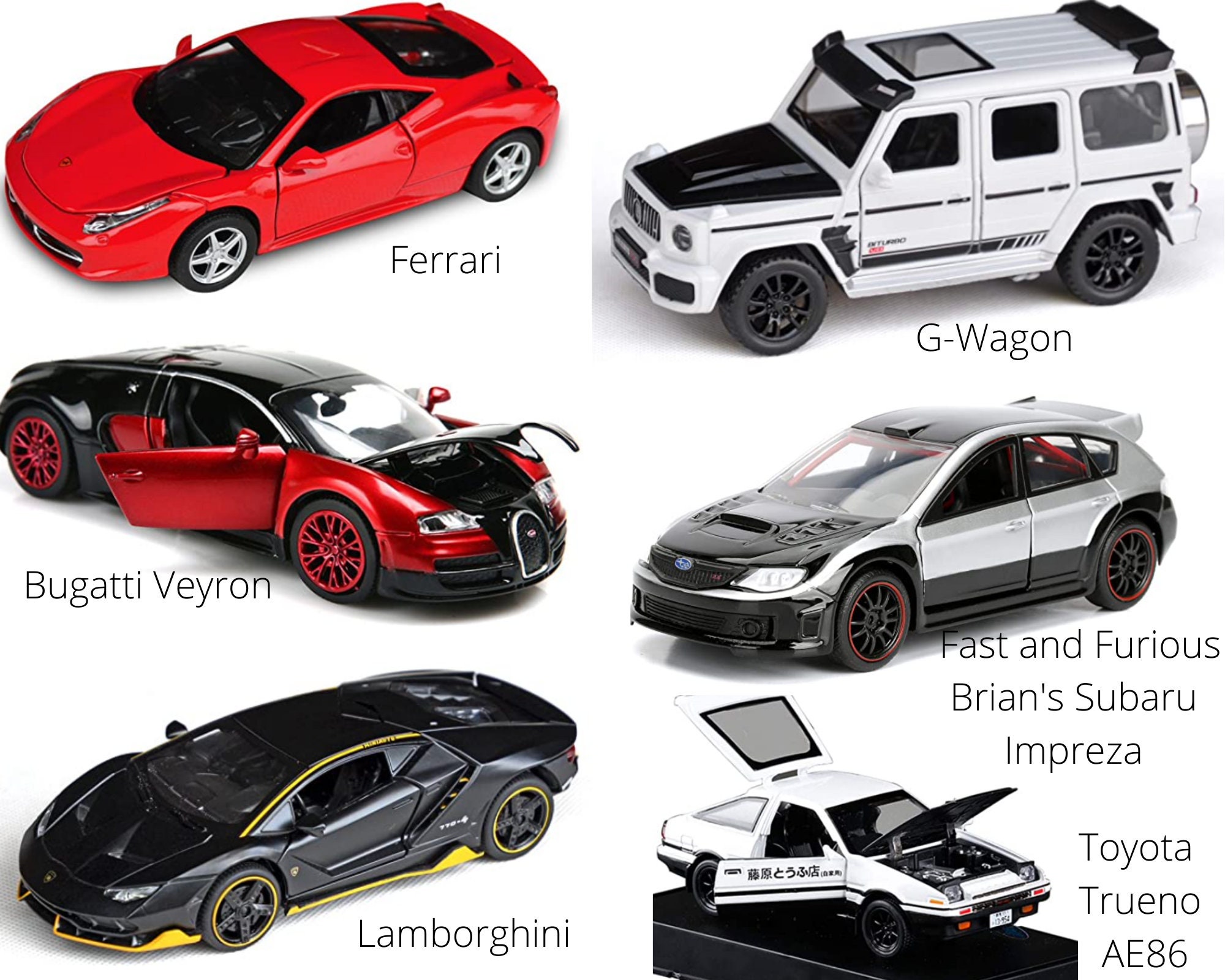 Personalized 132 Toy Car Custom Name and Sponsored by Car Fun Etsy