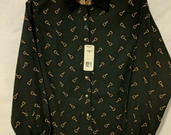 BLACK VELVET top beautiful tapestry style black velvet button up blouse shirt jacket cutest collar long sleeves 90s goth western shirt