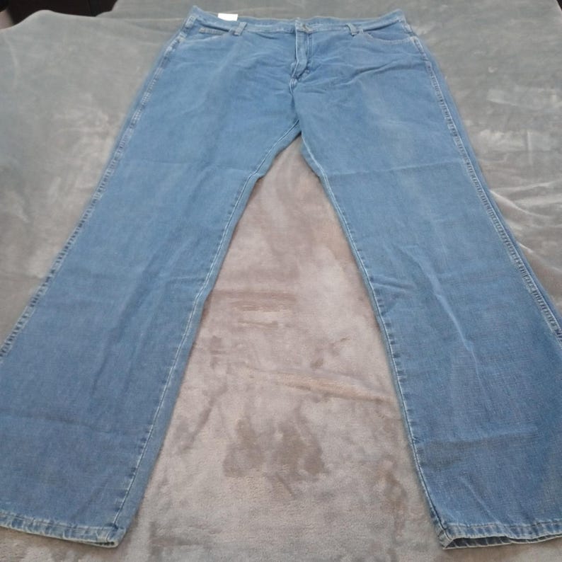 Vintage Wrangler Jeans Womens 19 x 34 20MWS USA Made Cowboy Cut Relaxed Low Rise image 2