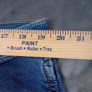 Vintage Wrangler Jeans Womens 19 x 34 20MWS USA Made Cowboy Cut Relaxed Low Rise image 9