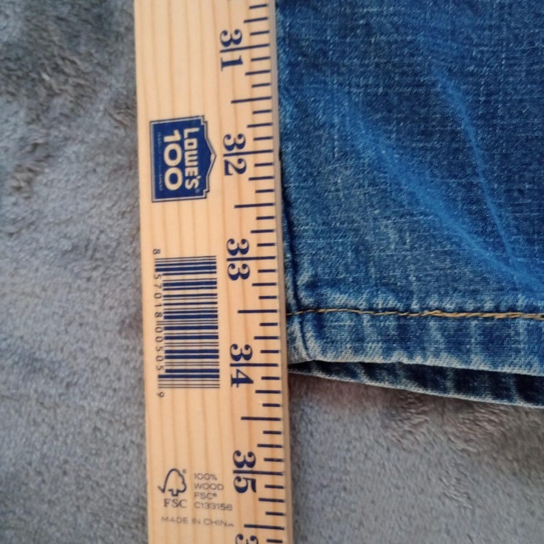 Vintage Wrangler Jeans Womens 19 x 34 20MWS USA Made Cowboy Cut Relaxed Low Rise image 13