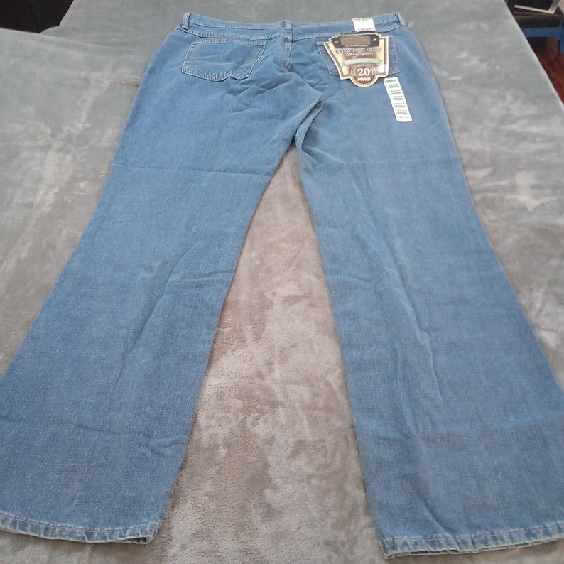 Vintage Wrangler Jeans Womens 19 x 34 20MWS USA Made Cowboy Cut Relaxed Low Rise image 3