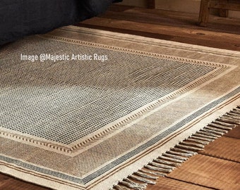 3x5Ft Tapijt, Katoenen Tapijt, Handgemaakt Tapijt, Modern Tapijt, Woonkamerkleed, Vloerkleed, Keukenkleed, Decoratief Tapijt, Handgeweven Tapijt, Grote Rag Rug