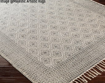 3x5Ft Rug, Cotton Rug, Handmade Rug, Modern Rug, Living Room Rug, Floor Area Rug, Kitchen Rug, Decorative Rug, Hand woven Rug, Large Rag Rug