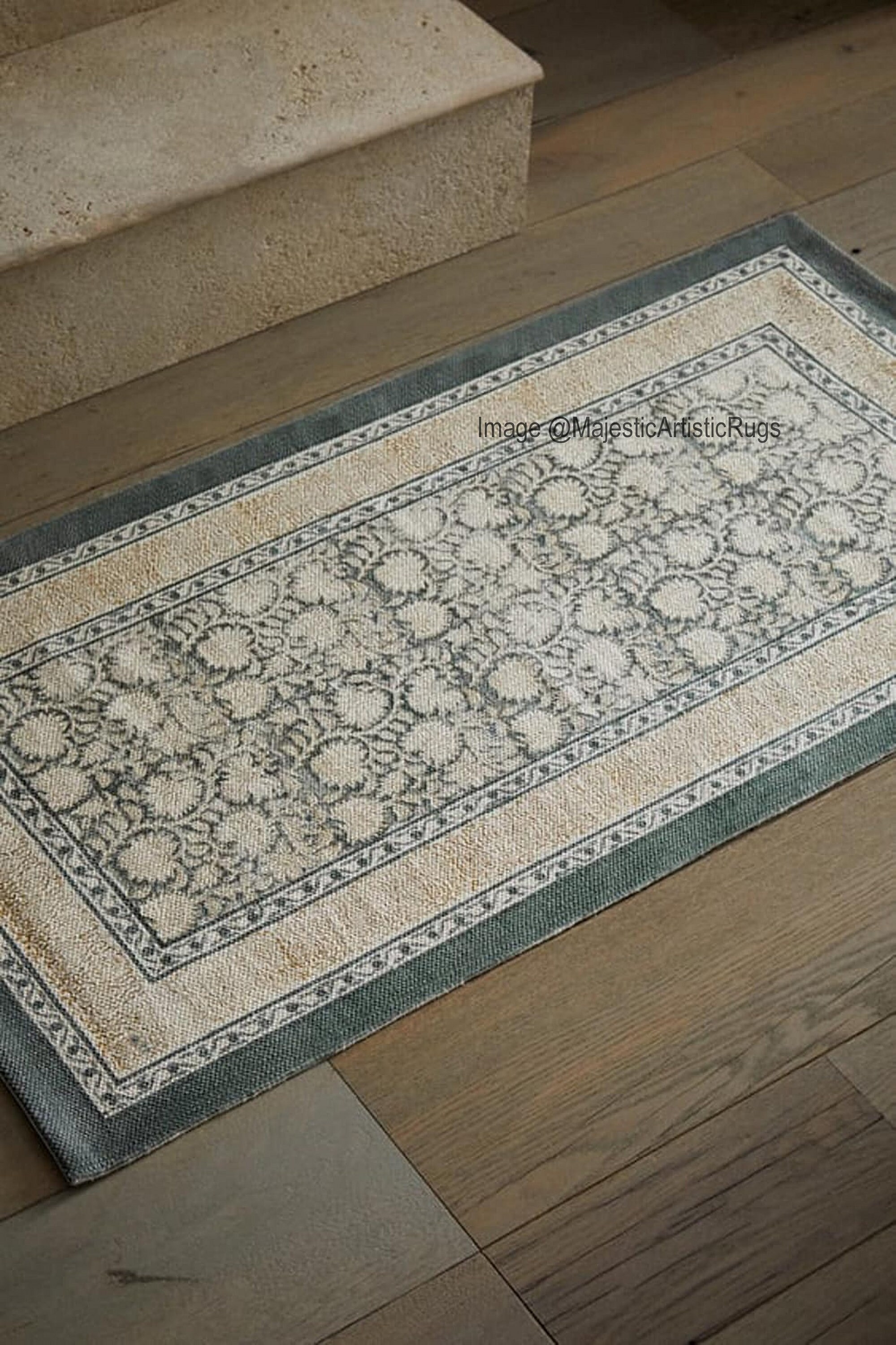 12x16 Ft Cotton Rug, Handmade Rug, Outdoor / Indoor Rug, Indian Rug ...