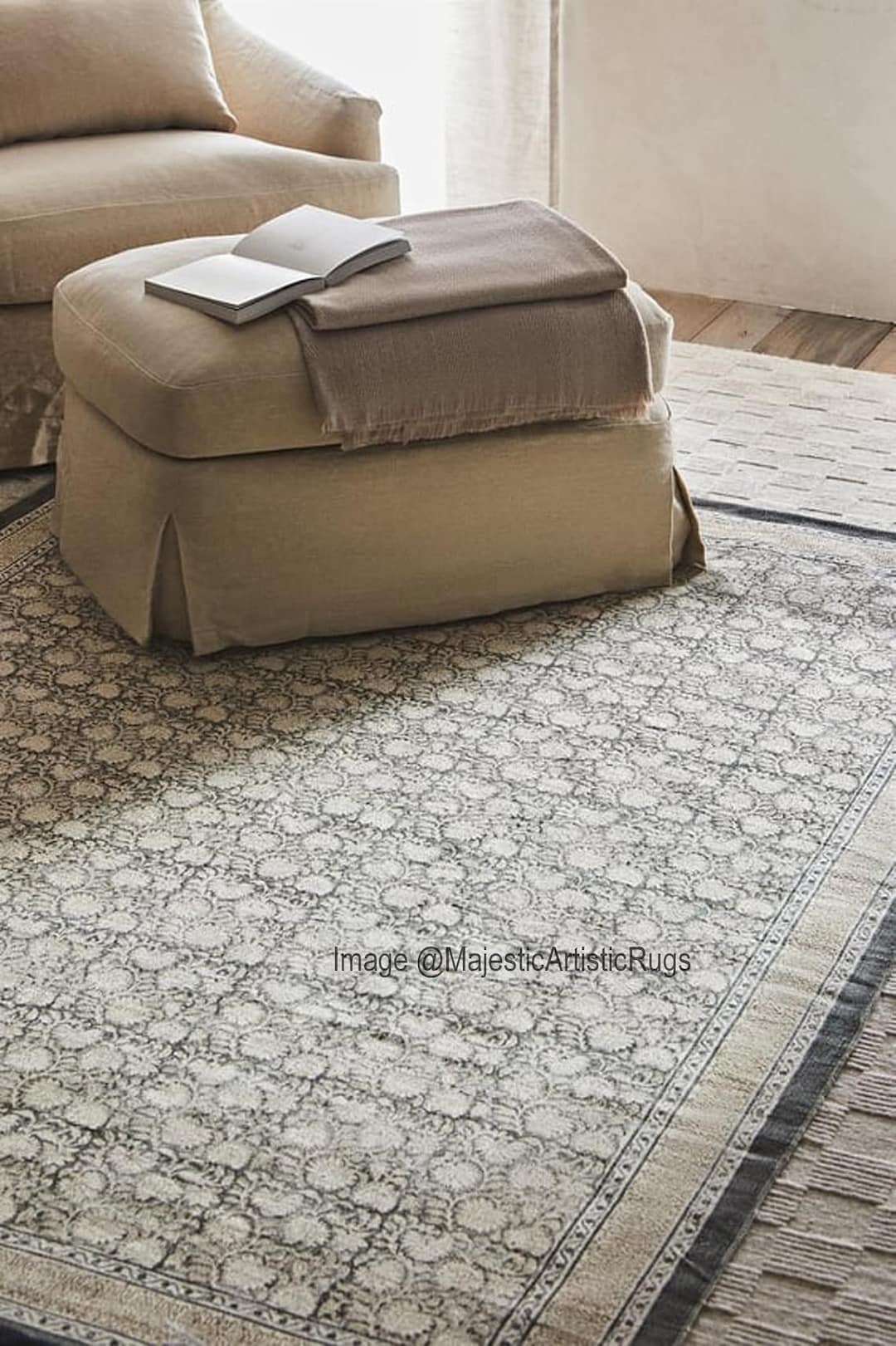 12x16 Ft Cotton Rug, Handmade Rug, Outdoor / Indoor Rug, Indian Rug ...