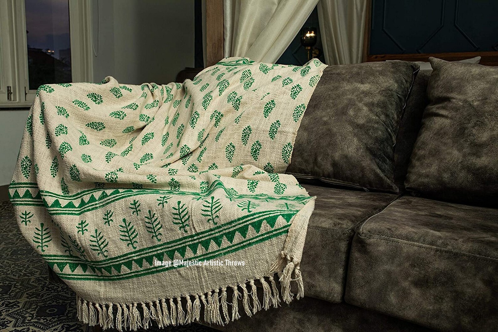 Soft Cotton Throw Turkish Blanket Hand woven Beach Throw Etsy