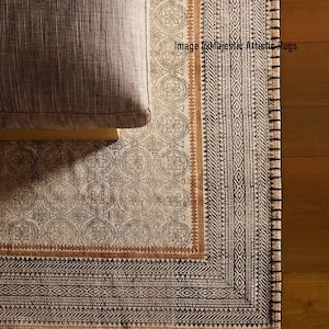 8 x 10 ft katoenen tapijt, handgemaakt tapijt, tapijt voor buiten/binnen, Indiaas tapijt, groot tapijt, decortapijt, Navajo-kelimtapijt, vloerkleed, woonkamertapijt