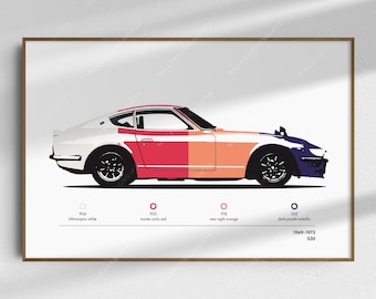 アート・デザイン・音楽 Poster Art of Cars Vintage Porsche 928 Technical Art Poster: 1970s Grand Tourer