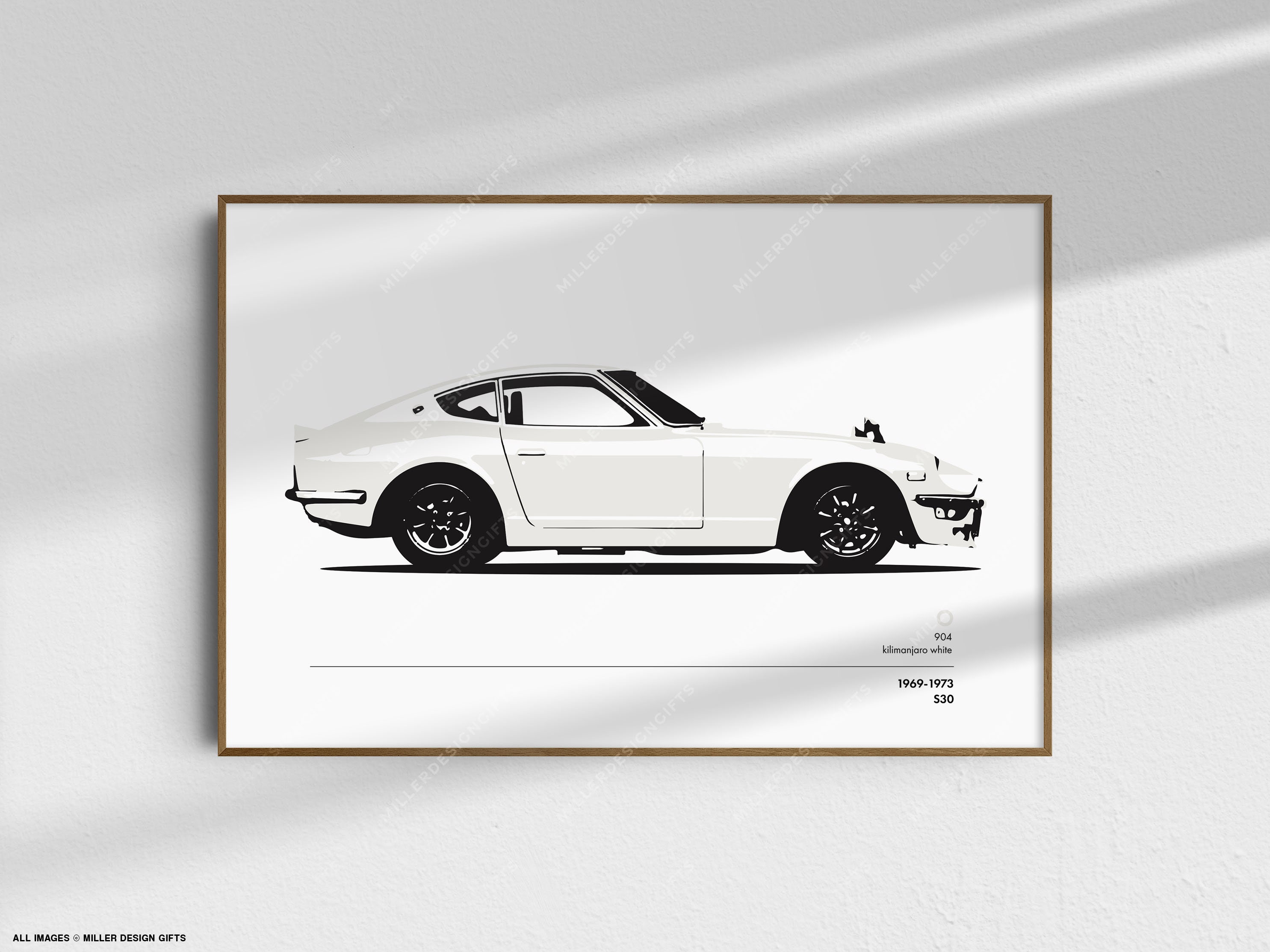Nissan 240Z Color Codes Print - Fairlady Z - Original Art