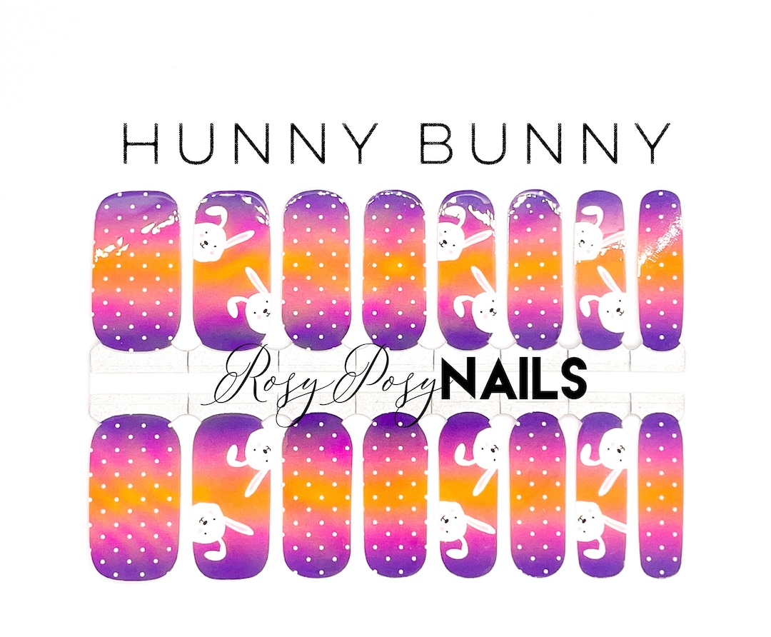 Easter Nail Wraps Nail Wraps Pink Nails Self Care Nail Art Gifts for