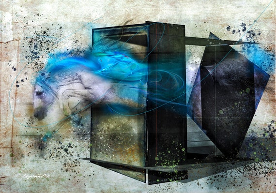 Breaking Badly, original Digital Illustration made by Art Von Mart, Giclee print on German Etching 310gsm paper