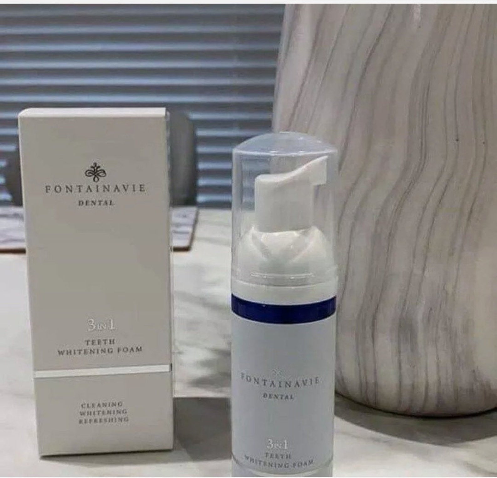 3 In1 Teeth Whitening Foam Fm World Free UK delivery Etsy