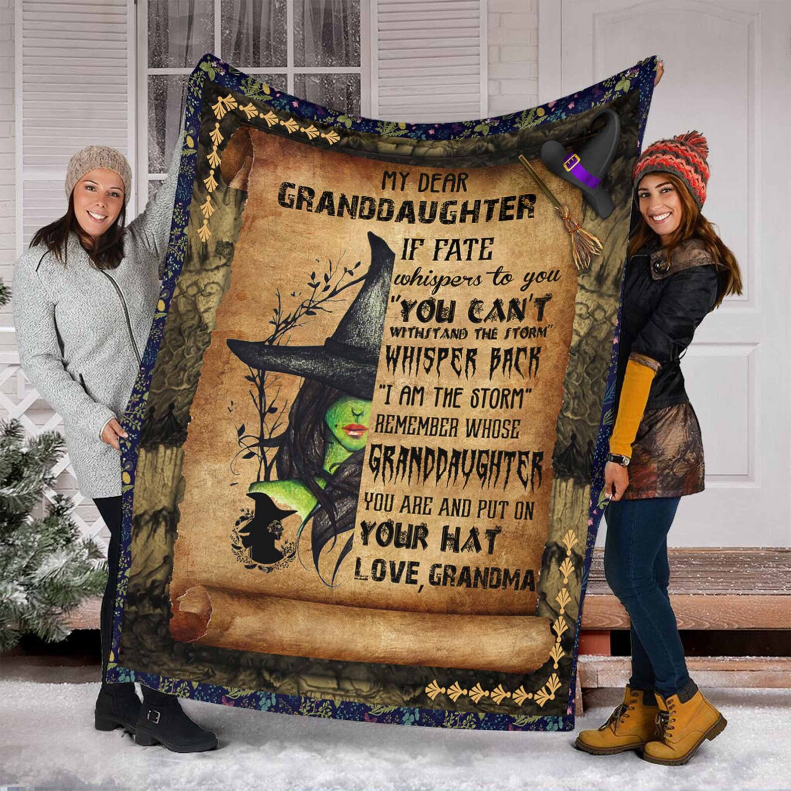 My Dear GrandDaughter Blanket Blanket For GrandDaughter Best Etsy