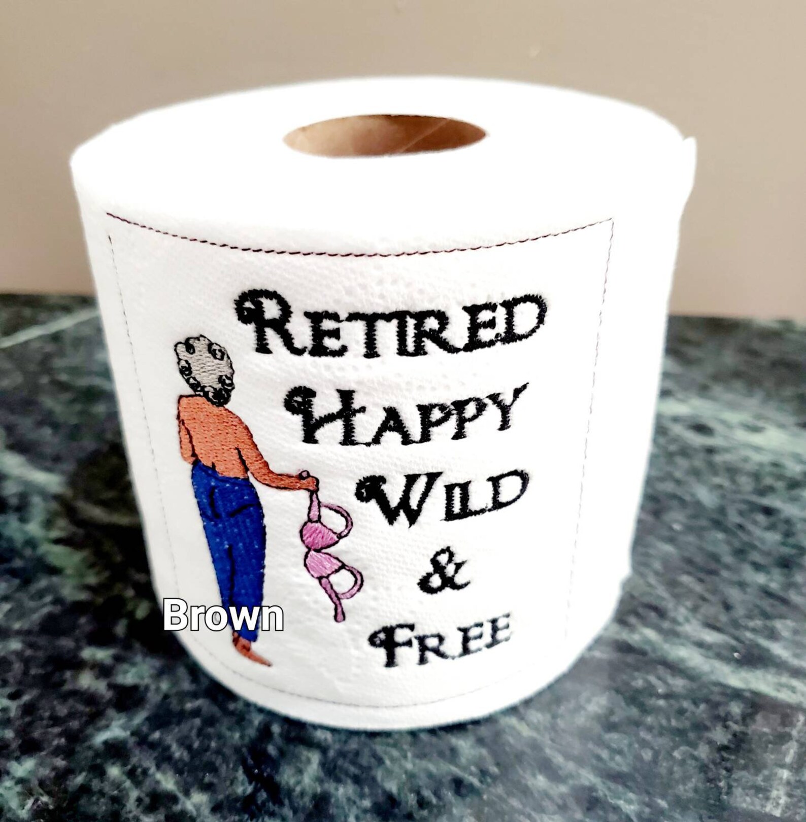 Embroidered Toilet Paper for Retirement Retirement Gag Gift - Etsy