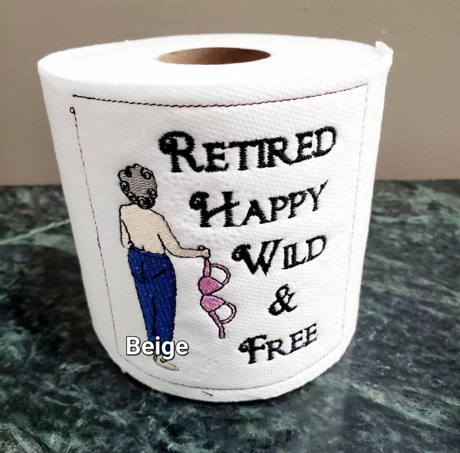 Embroidered Toilet Paper for Retirement Retirement Gag Gift - Etsy