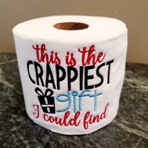 Embroidered Toilet Paper for Special Occasion or Birthday - Etsy
