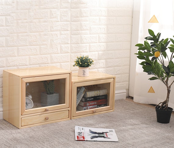 Große Holz Aufbewahrung Würfel Behälter OrganizerHolzbox mit | Etsy