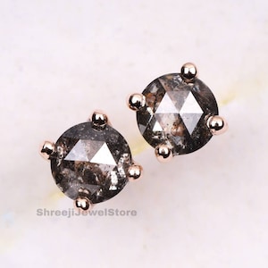 Earrings Studs | Solitaire Earrings | Diamond Studs Earrings | 14K Gold Earring Pair | Minimalist Earrings | Dainty Earrings For Women Gifts