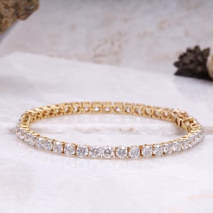 Labradorit Armband 14K Gelbgold Armband Braut Hochzeit Armband Diamant Armband Konflikt frei Diamant Armband Jubiläum Geschenke für Sie