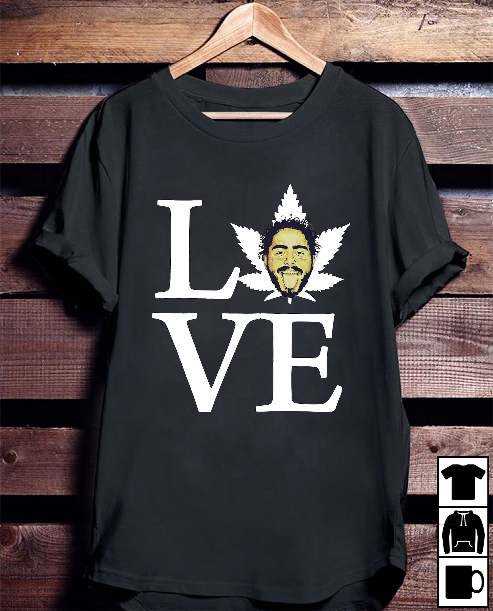post malone black shirt