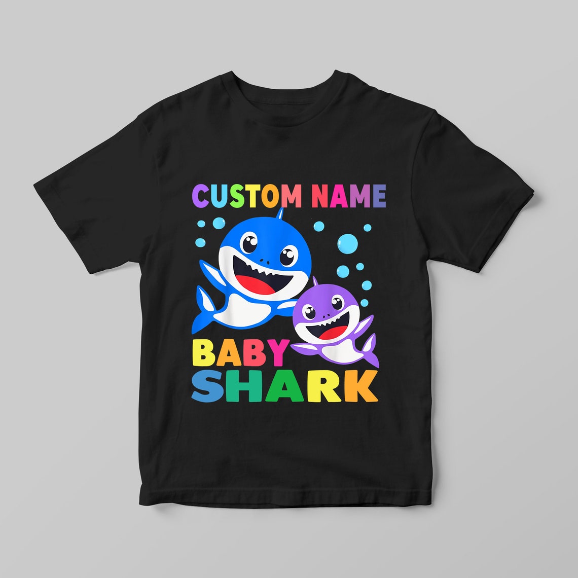 Baby shark Birthday Shirt Baby Shark Custom Birthday tshirt Etsy