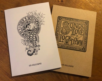 Poetry bundle! Both &#39;Songs of Love in Lockdown&#39; + &#39;Small Dreams of a Seahorse&#39;