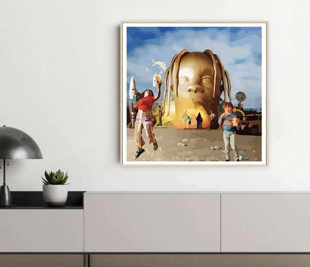 Astro World Custom VECTOR ART Poster Album Cover Travis Scott Low