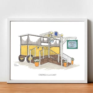 Crepes A La Cart (Breckenridge) print