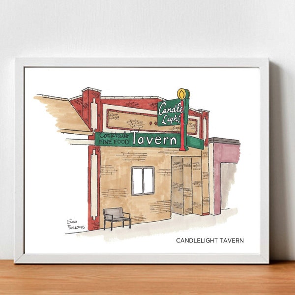 Candlelight Tavern (Denver) print