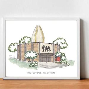 Pro Football Hall of Fame (Canton) print