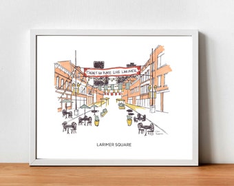 Larimer Square (Denver) print