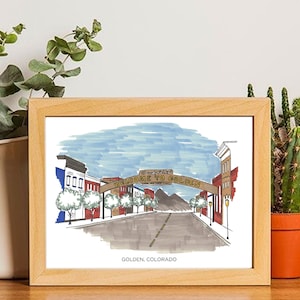 Golden, Colorado Print