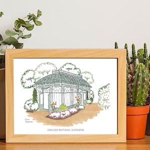 Denver Botanic Gardens (Woodland Mosaic Solarium) Druck