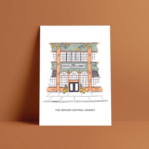 The Denver Central Market print