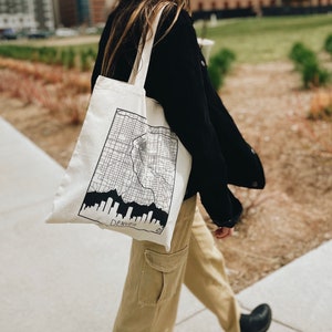 Denver Map Tote Bag