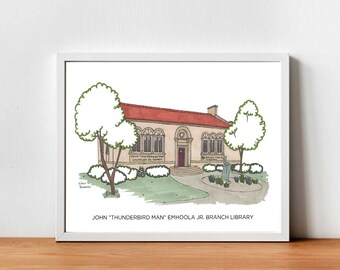 John "Thunderbird Man" Emhoola Jr. Branch Library (Denver Public Library) print