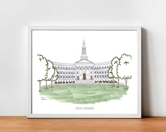 Civic Center (Denver) print
