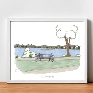 Sloan's Lake (Denver) print