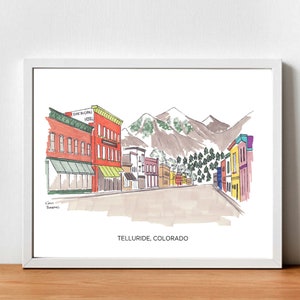 Telluride, Colorado Print - Etsy