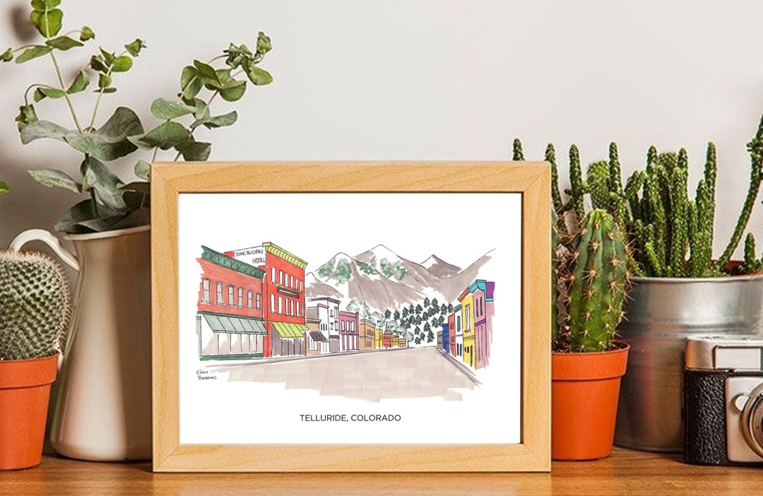 Telluride, Colorado Print - Etsy