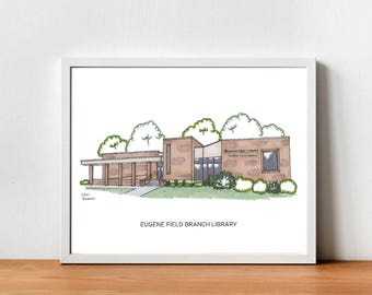 Eugene Field Branch Library (Denver Public Library) print