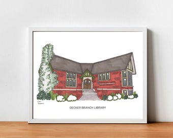 Decker Branch Library (Denver Public Library) print