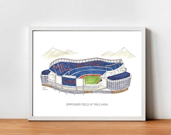 Empower Field at Mile High (Denver) print