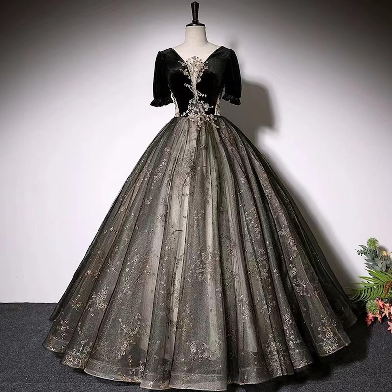 Black Princess Tulle Dress