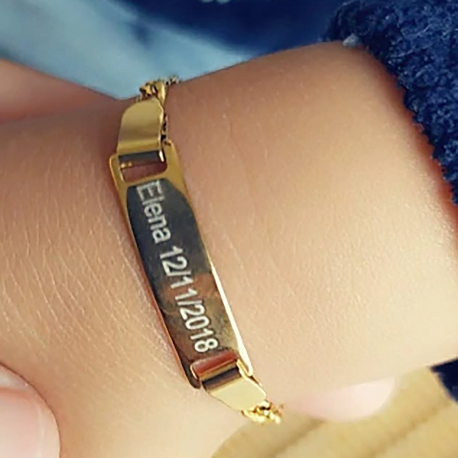 Engraved Baby Bracelet Children Bracelet Pulseiras For Etsy